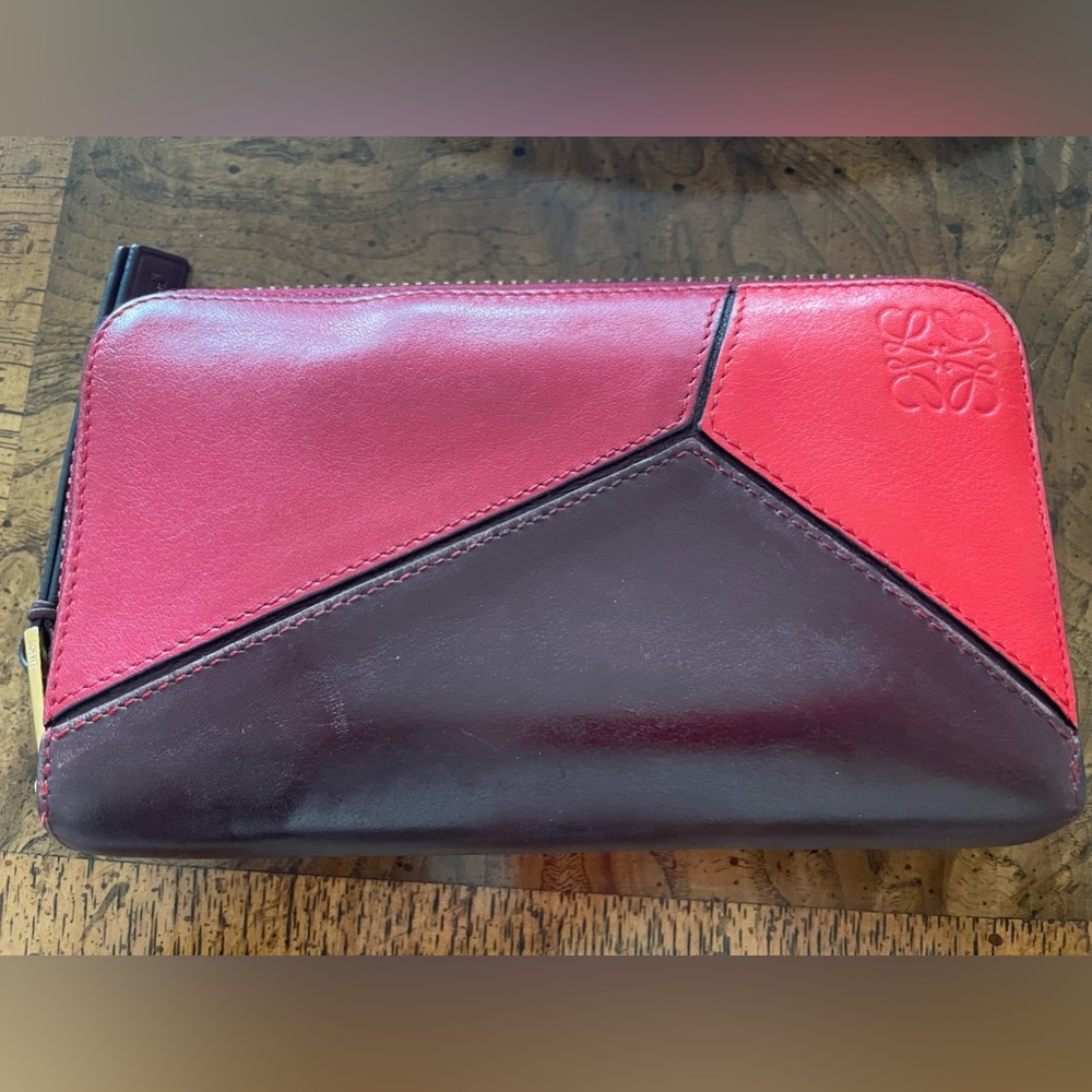 Loewe
Puzzle Medium Colorblock Zip-Around Wallet